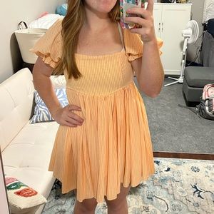 Cute Orange and yellow mini dress!!!!